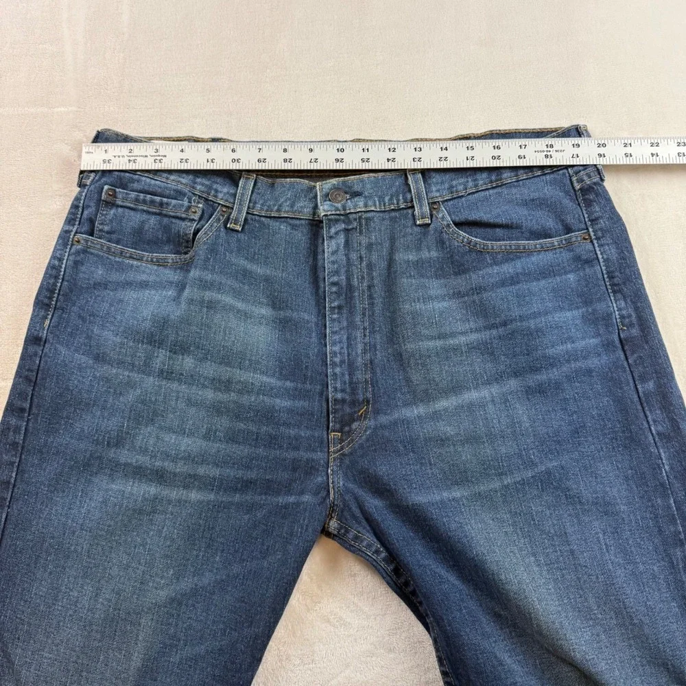 Levis 505 Regular Fit‎ Jeans Mens 40x30 Blue Denim Straight Leg Pants Classic
